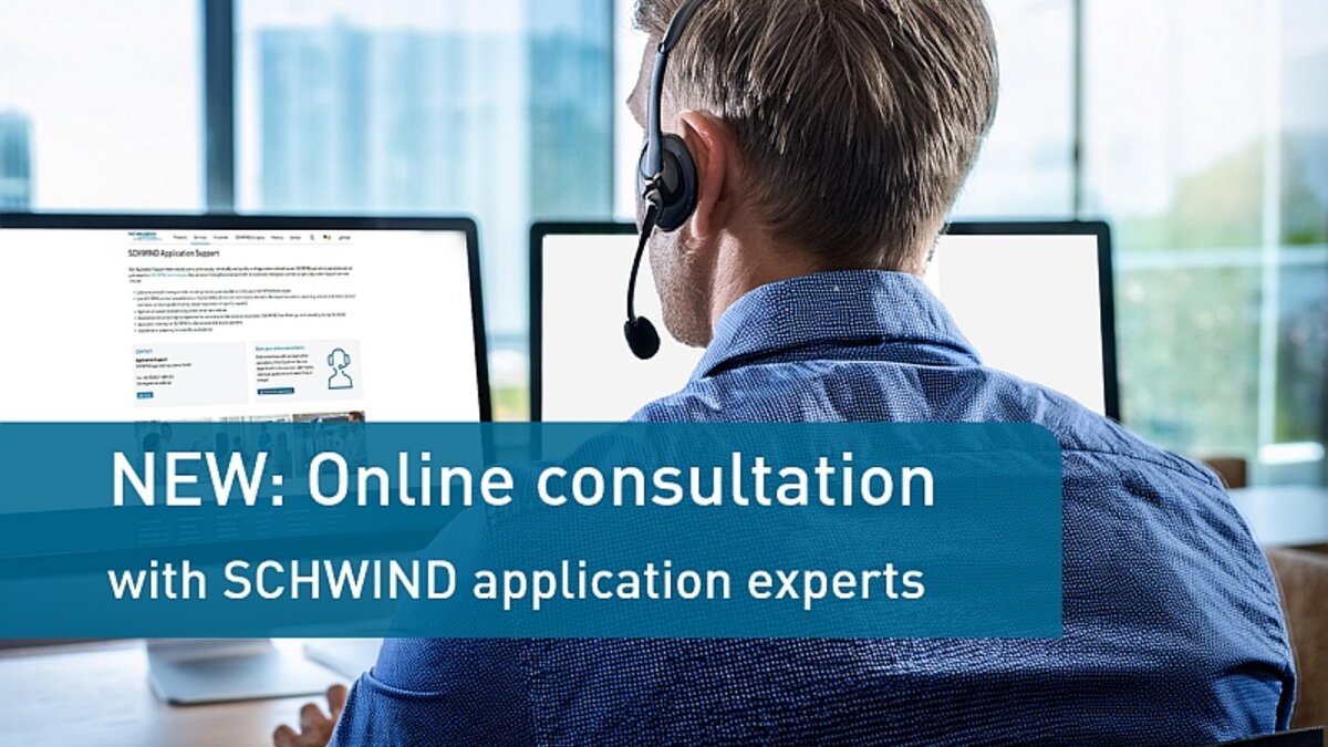 SCHWIND application expert during online consultation