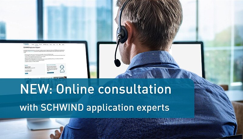 SCHWIND application expert during online consultation